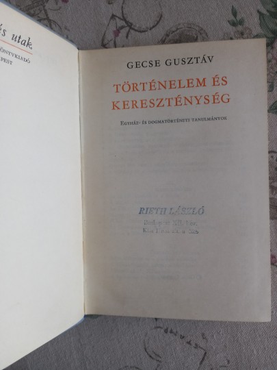 Történelem és kereszténység